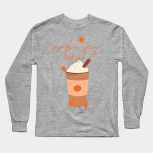 Pumpkin Spicy Autistic Long Sleeve T-Shirt